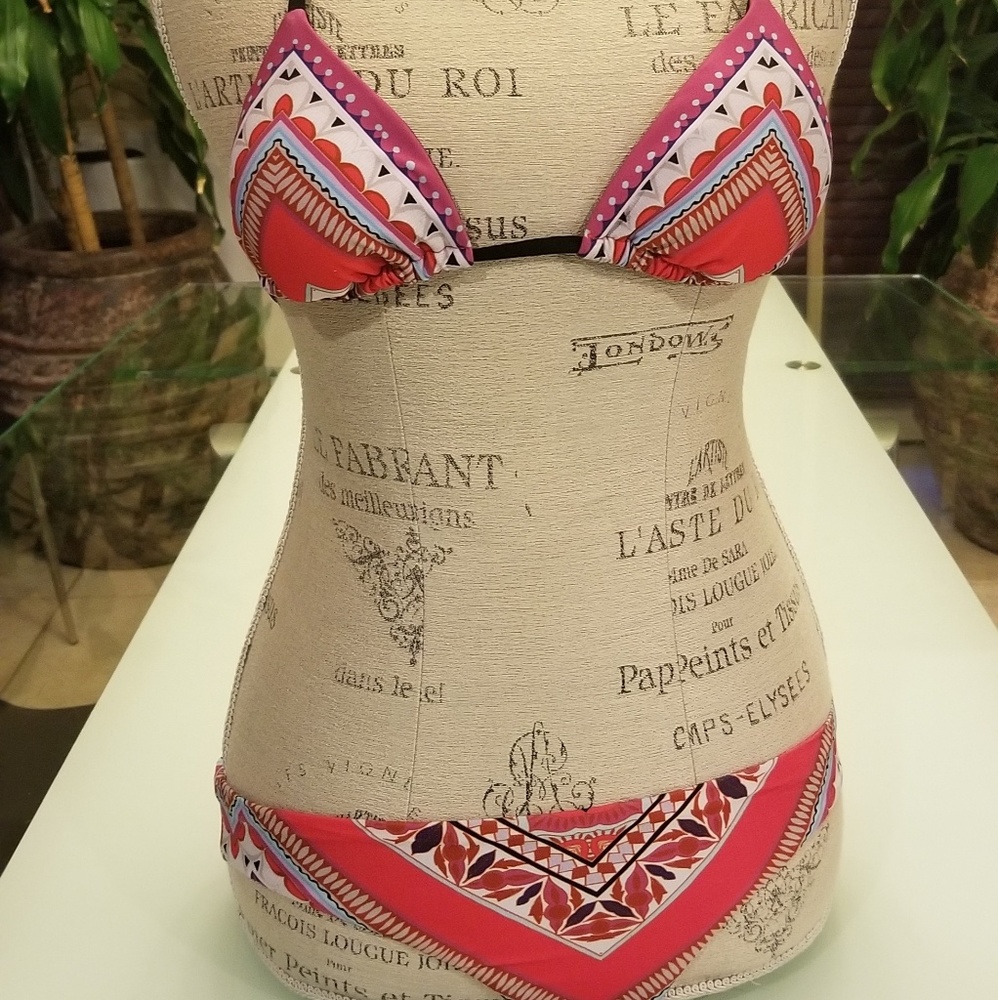 NWOT Vitamin A Multi-Color Bikini - Picture 6 of 8
